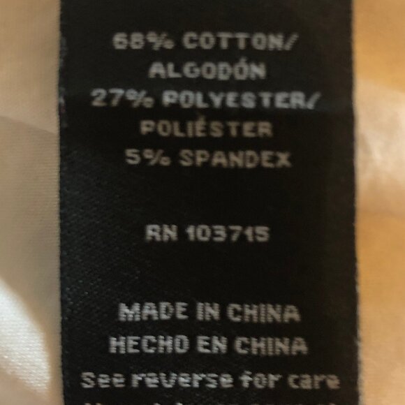 Zac & Rachel white button-down w/ gingham accents sz 3X - Picture 9 of 10